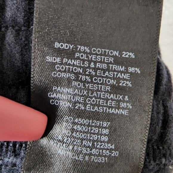 TNA x Aritzia Cozy Fleece Boyfriend Sweatpants Black Small - Picture 4 of 6